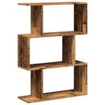 Casa si Gradina - Mobilier - Biblioteci si rafturi - Biblioteci - Biblioteca/separator 3 niveluri lemn vechi 70x24x97 cm lemn - Infinity.ro