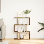 Casa si Gradina - Mobilier - Biblioteci si rafturi - Biblioteci - Biblioteca/separator 3 niveluri lemn vechi 70x24x97 cm lemn - Infinity.ro