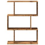 Casa si Gradina - Mobilier - Biblioteci si rafturi - Biblioteci - Biblioteca/separator 3 niveluri lemn vechi 70x24x97 cm lemn - Infinity.ro