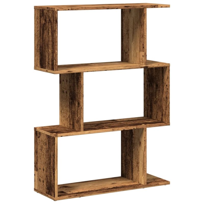 Casa si Gradina - Mobilier - Biblioteci si rafturi - Biblioteci - Biblioteca/separator 3 niveluri lemn vechi 70x24x97 cm lemn - Infinity.ro