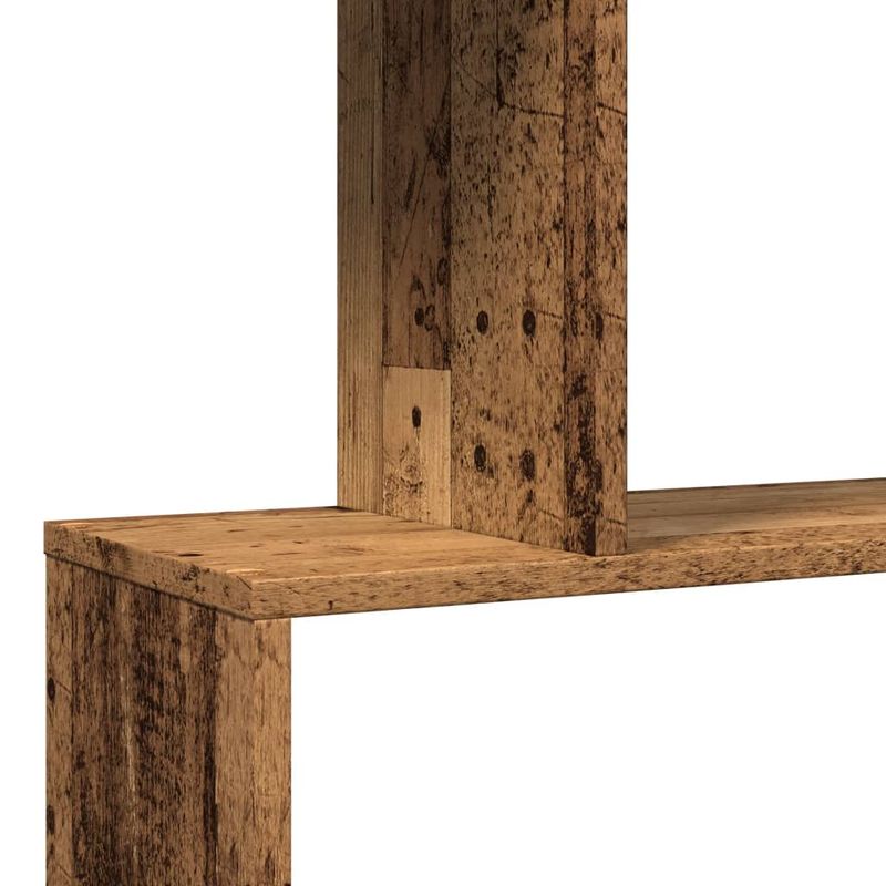 Casa si Gradina - Mobilier - Biblioteci si rafturi - Biblioteci - Biblioteca/separator 3 niveluri lemn vechi 70x24x97 cm lemn - Infinity.ro
