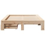Casa si Gradina - Mobilier - Paturi si accesorii - Paturi - Cadru de pat fara saltea, 135x190 cm, lemn masiv de pin - Infinity.ro