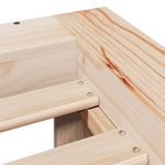 Casa si Gradina - Mobilier - Paturi si accesorii - Paturi - Cadru de pat fara saltea, 135x190 cm, lemn masiv de pin - Infinity.ro