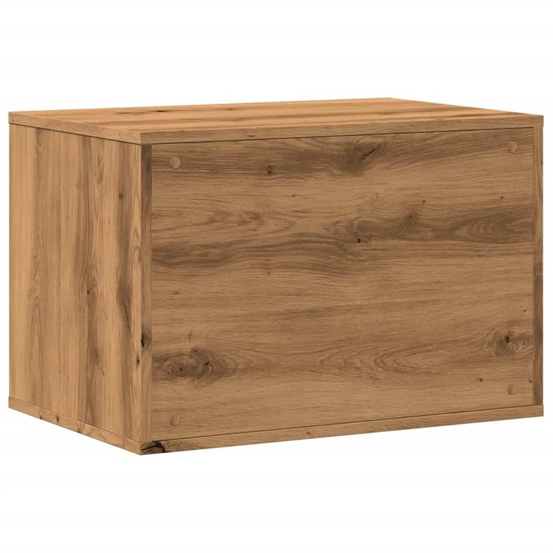 Petshop - Accesorii petshop - Jucarii animale - Ansambluri de joaca - Cutie litiera pisici stejar artizanal 60x40x40cm lemn prelucrat - Infinity.ro