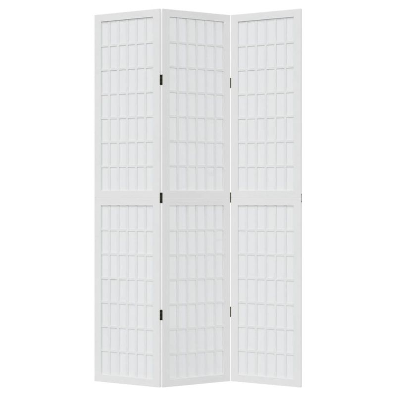 Casa si Gradina - Decoratiuni - Pereti despartitori si paravane - Paravan camera 3 panouri, alb, lemn masiv paulownia - Infinity.ro