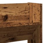 Casa si Gradina - Mobilier - Organizare si depozitare - Organizator incaltaminte - Pantofar de perete, lemn vechi, 80x18x60 cm, lemn prelucrat - Infinity.ro