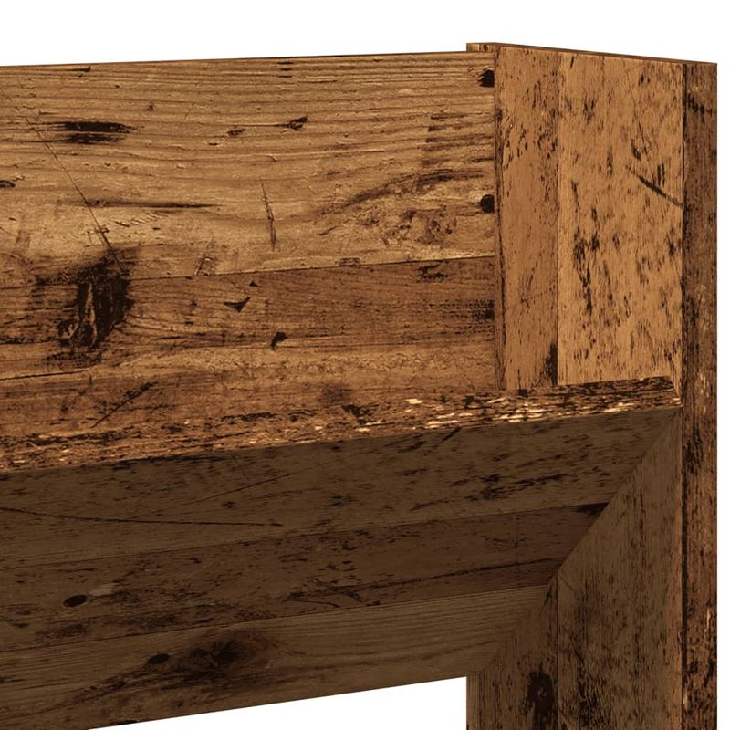 Casa si Gradina - Mobilier - Organizare si depozitare - Organizator incaltaminte - Pantofar de perete, lemn vechi, 80x18x60 cm, lemn prelucrat - Infinity.ro