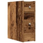 Casa si Gradina - Mobilier - Dulapuri si sifoniere - Dulapuri - Dulap de baie ingust cu roti, lemn vechi, lemn prelucrat - Infinity.ro