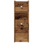 Casa si Gradina - Mobilier - Dulapuri si sifoniere - Dulapuri - Dulap de baie ingust cu roti, lemn vechi, lemn prelucrat - Infinity.ro