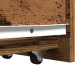 Casa si Gradina - Mobilier - Dulapuri si sifoniere - Dulapuri - Dulap de baie ingust cu roti, lemn vechi, lemn prelucrat - Infinity.ro