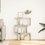 Casa si Gradina - Mobilier - Biblioteci si rafturi - Biblioteci - Biblioteca/separator 3 niveluri stejar sonoma 70x24x97 cm lemn - Infinity.ro