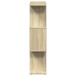 Casa si Gradina - Mobilier - Biblioteci si rafturi - Biblioteci - Biblioteca/separator 3 niveluri stejar sonoma 70x24x97 cm lemn - Infinity.ro