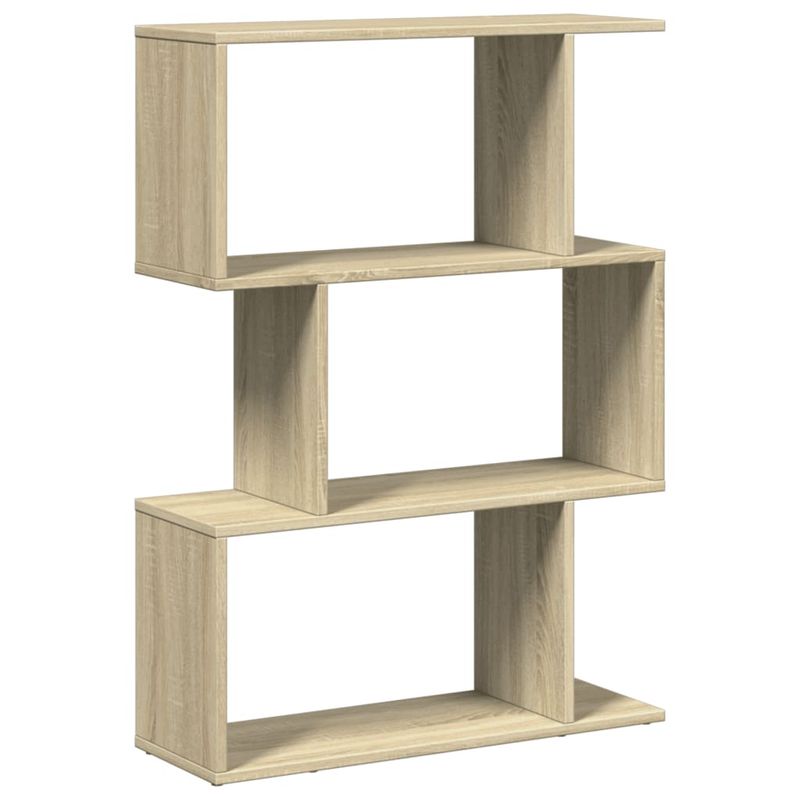 Casa si Gradina - Mobilier - Biblioteci si rafturi - Biblioteci - Biblioteca/separator 3 niveluri stejar sonoma 70x24x97 cm lemn - Infinity.ro