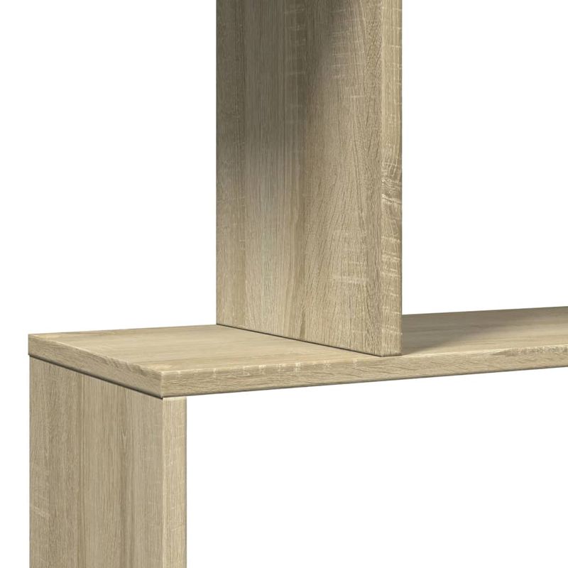 Casa si Gradina - Mobilier - Biblioteci si rafturi - Biblioteci - Biblioteca/separator 3 niveluri stejar sonoma 70x24x97 cm lemn - Infinity.ro