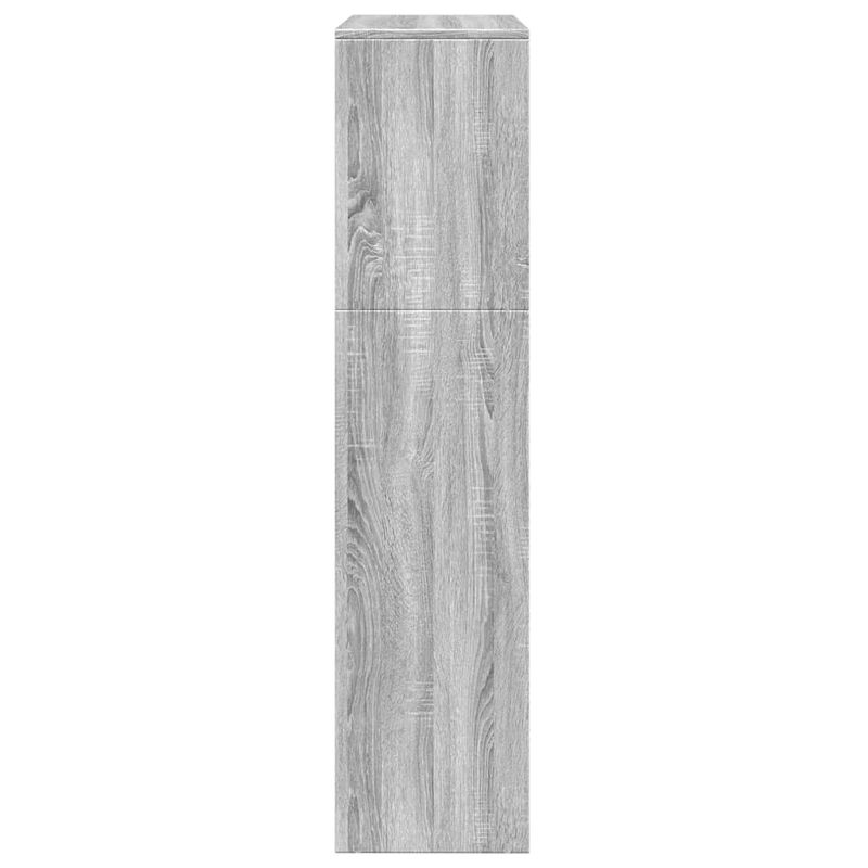 Casa si Gradina - Mobilier - Biblioteci si rafturi - Biblioteci - Biblioteca/separator 3 niveluri gri sonoma 123x29x123 cm lemn - Infinity.ro