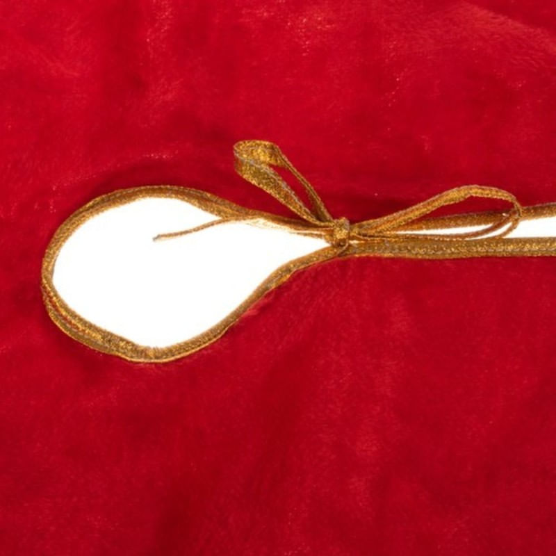 Casa si Gradina - Decoratiuni - Decoratiuni de sezon - Covoras pentru Pomul de Craciun, Rosu cu alb, 90 cm - Infinity.ro