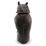 Casa si Gradina - Gradina si terasa - Decoratiuni exterior - Ornamente gradina - Decoratiune / sperietoare daunatori, solara, Bufnita cap rotativ si ochi luminosi, 43cm - Infinity.ro