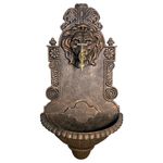 Casa si Gradina - Sanitare - Chiuveta bucatarie si accesorii - Chiuvete bucatarie - Chiuveta de gradina, fonta, bronz antic, 41x21x76.5 cm, Strend Pro - Infinity.ro