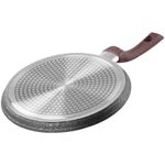 Casa si Gradina - Bucatarie si vesela - Vase pentru gatit - Tigai si seturi - Tigaie clatite, PanCake 25 cm, aluminiu, inductie, antiaderenta, Black Marble LineMagic, Home - Infinity.ro