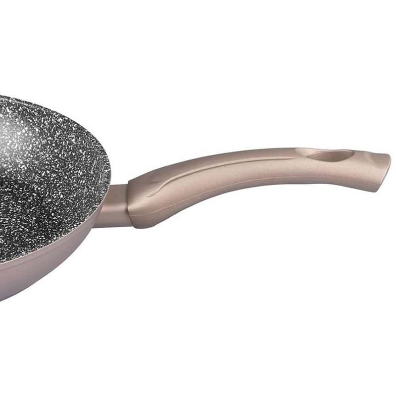 Casa si Gradina - Bucatarie si vesela - Vase pentru gatit - Tigai si seturi - Tigaie, Coffee Brown Line, 26 cm, MagicHome - Infinity.ro