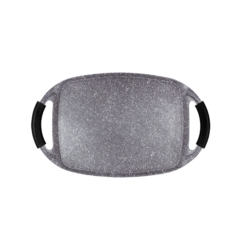 Casa si Gradina - Bucatarie si vesela - Vase pentru gatit - Tavi copt - Tava Grill 47 cm, Gray Stone Touch Line, Berlinger Haus, BH 1592 - Infinity.ro