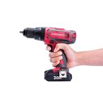 Casa si Gradina - Constructii - Scule electrice si accesorii - Masini de gaurit si insurubat - Masina de gaurit, insurubat (bormasina), cu percutie, cu acumulator 2 Ah, 20 V Li-ion, mandrina 0.8-13 mm, Worcraft - Infinity.ro