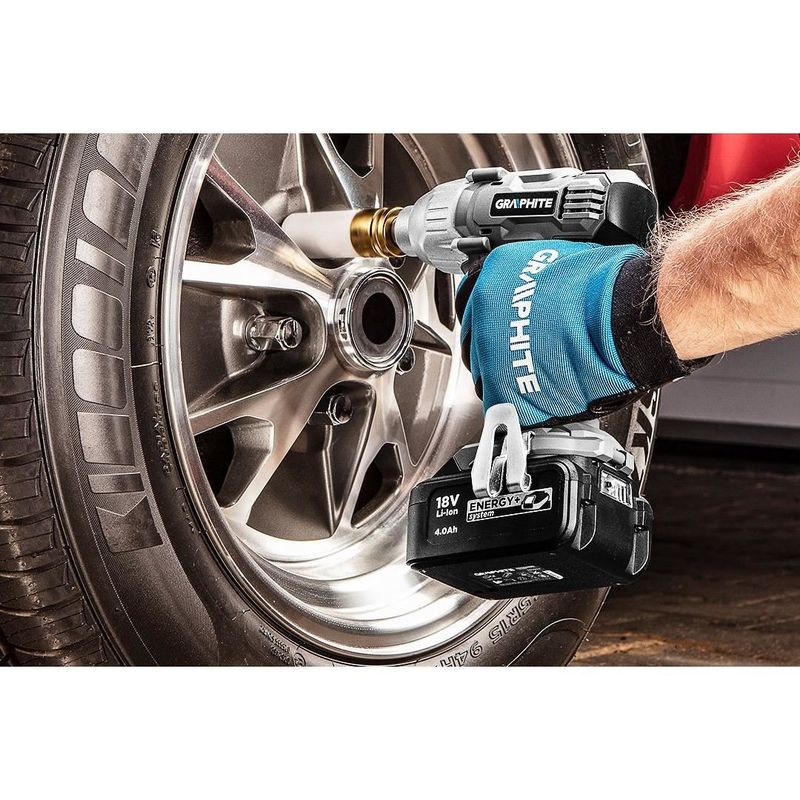 Casa si Gradina - Constructii - Scule electrice si accesorii - Masini de gaurit si insurubat - Masina de insurubat, de impact, cu acumulator 2 Ah, incarcator 18 V Li-ion, 180 Nm, 1/2", Graphite Energy - Infinity.ro