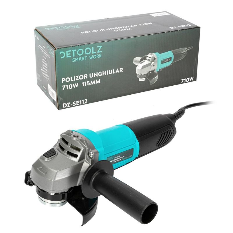 Casa si Gradina - Constructii - Scule electrice si accesorii - Polizoare - Polizor unghiular, flex, 710 W, 115 mm, Detoolz - Infinity.ro