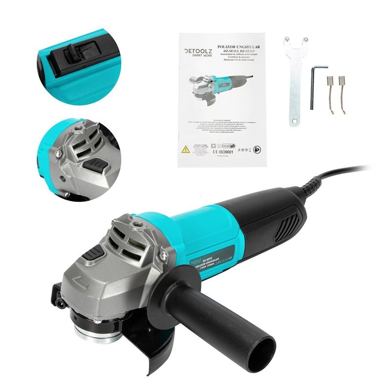 Casa si Gradina - Constructii - Scule electrice si accesorii - Polizoare - Polizor unghiular, flex, 710 W, 115 mm, Detoolz - Infinity.ro