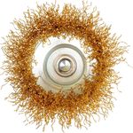 Casa si Gradina - Constructii - Scule electrice si accesorii - Seturi si accesorii pentru gaurit si insurubat - Perie sarma alama, tip cupa, cu tija, 63 mm, Richmann - Infinity.ro