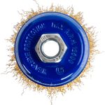 Casa si Gradina - Constructii - Scule electrice si accesorii - Accesorii polizare si slefuire - Perie sarma alama, tip cupa, M14, 75 mm, Richmann - Infinity.ro