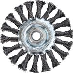 Casa si Gradina - Constructii - Scule electrice si accesorii - Scule multifunctionale si accesorii - Perie sarma otel, circulara, cu toroane, M14, 115 mm, Richmann - Infinity.ro