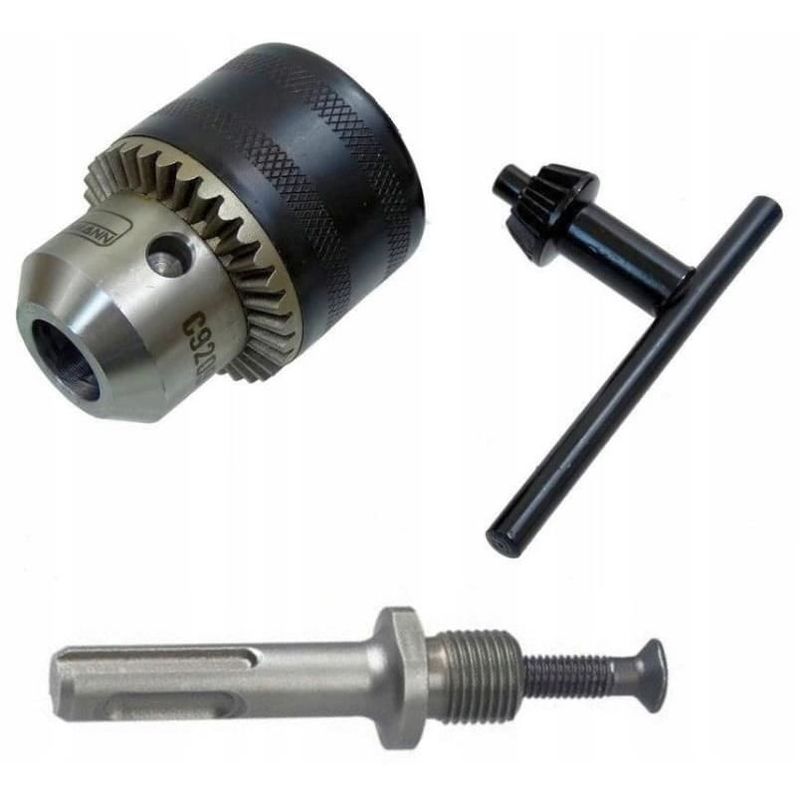Casa si Gradina - Constructii - Scule electrice si accesorii - Seturi si accesorii pentru gaurit si insurubat - Mandrina cu cheie, cu adaptor SDS, RICHMANN - Infinity.ro