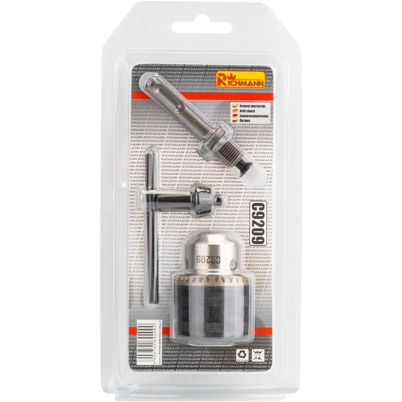 Casa si Gradina - Constructii - Scule electrice si accesorii - Seturi si accesorii pentru gaurit si insurubat - Mandrina cu cheie, cu adaptor SDS, RICHMANN - Infinity.ro