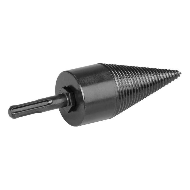 Casa si Gradina - Constructii - Scule electrice si accesorii - Seturi si accesorii pentru gaurit si insurubat - Con despicator lemn pentru bormasina, Strend Pro, cu 2 adaptoare, SDS PLUS, HEX 1/2", 42 mm - Infinity.ro