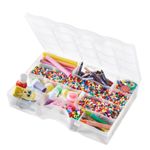 Casa si Gradina - Mobilier - Organizare si depozitare - Cutii depozitare - Cutie organizatoare cu compartimente detasabile L, SmartStore, 39x27x7 cm - Infinity.ro