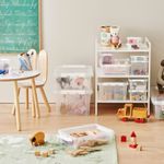 Casa si Gradina - Mobilier - Organizare si depozitare - Cutii depozitare - Cutie depozitare si organizare, cu capac, SmartStore Home 3, Plastic fara BPA, Transparent, 21x17x15 cm - Infinity.ro