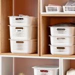 Casa si Gradina - Mobilier - Organizare si depozitare - Cutii depozitare - Cutie depozitare si organizare, SmartStore Recycled 15, din plastic reciclat, Alb, 10L, 37x28x15 cm - Infinity.ro