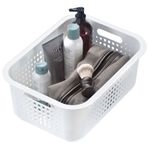 Casa si Gradina - Mobilier - Organizare si depozitare - Cutii depozitare - Cutie depozitare si organizare, SmartStore Recycled 15, din plastic reciclat, Alb, 10L, 37x28x15 cm - Infinity.ro