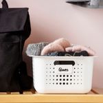 Casa si Gradina - Mobilier - Organizare si depozitare - Cutii depozitare - Cutie depozitare si organizare, SmartStore Recycled 15, din plastic reciclat, Alb, 10L, 37x28x15 cm - Infinity.ro