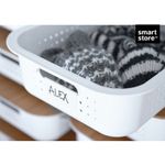 Casa si Gradina - Mobilier - Organizare si depozitare - Cutii depozitare - Cutie depozitare si organizare, SmartStore Recycled 15, din plastic reciclat, Alb, 10L, 37x28x15 cm - Infinity.ro