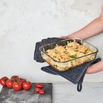 Casa si Gradina - Bucatarie si vesela - Vase pentru gatit - Vase termorezistente - Vas termorezistent, multifunctional, cu capac din plastic, Orthex, 0.75L, 18x13.5x7 cm - Infinity.ro