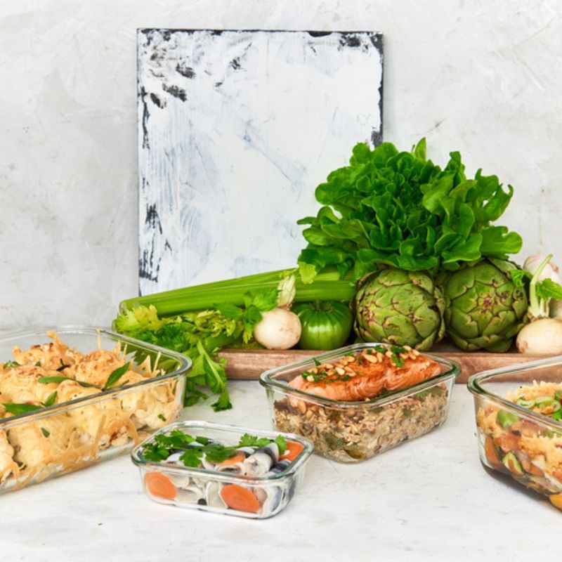 Casa si Gradina - Bucatarie si vesela - Vase pentru gatit - Vase termorezistente - Vas termorezistent, multifunctional, cu capac din plastic, Orthex, 0.75L, 18x13.5x7 cm - Infinity.ro