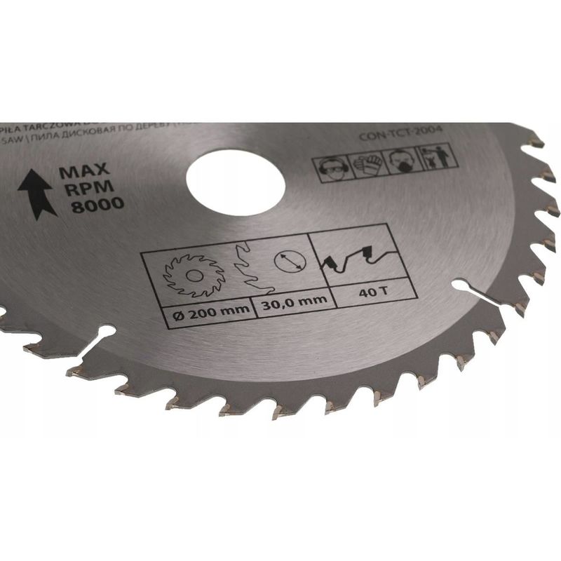 Casa si Gradina - Constructii - Scule electrice si accesorii - Accesorii fierastraie electrice - Disc circular vidia, 40 dinti, 200 mm, Drel - Infinity.ro