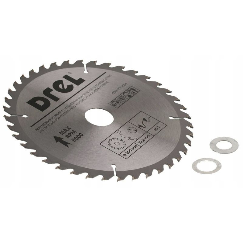 Casa si Gradina - Constructii - Scule electrice si accesorii - Accesorii fierastraie electrice - Disc circular vidia, 40 dinti, 200 mm, Drel - Infinity.ro