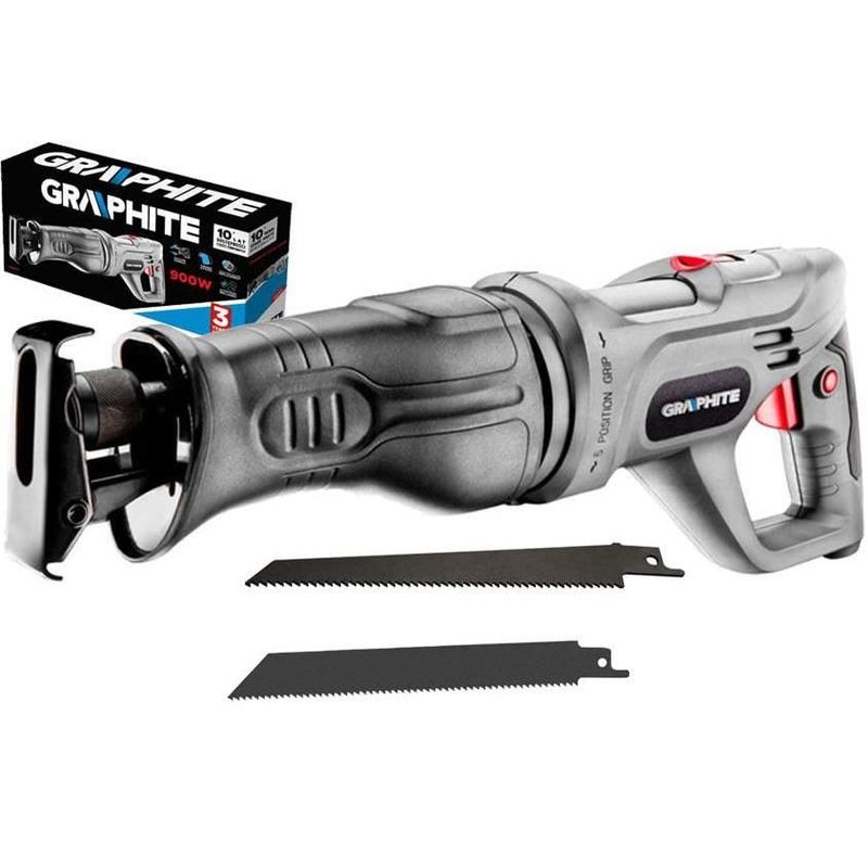 Casa si Gradina - Constructii - Scule electrice si accesorii - Fierastraie electrice - Fierastrau tip sabie, 900 W, GRAPHITE - Infinity.ro