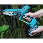 Casa si Gradina - Gradinarit si plante - Utilaje gradina - Fierastraie cu lant - Drujba electrica pentru crengi, 18V Li-ion (acumulator neinclus), 10 cm, SAS+ALL, Dedra - Infinity.ro