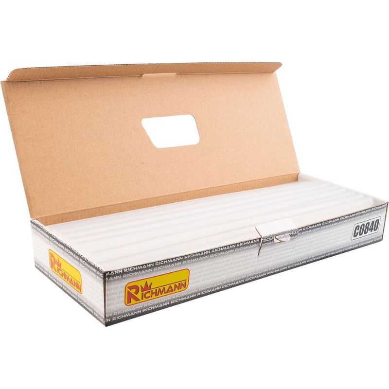 Casa si Gradina/Constructii/Scule electrice si accesorii/Accesorii pistoale de lipit - Baton silicon pentru pistol lipit, transparent, 35 buc, 1 kg, 11x270 mm, Richmann - Infinity.ro