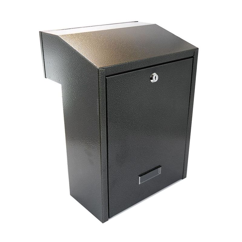 Casa si Gradina - Constructii - Depozitare, transport si protectie - Cutii postale - Cutie postala, auriu inchis, format C4, 29.5x23x40 cm, Damech - Infinity.ro