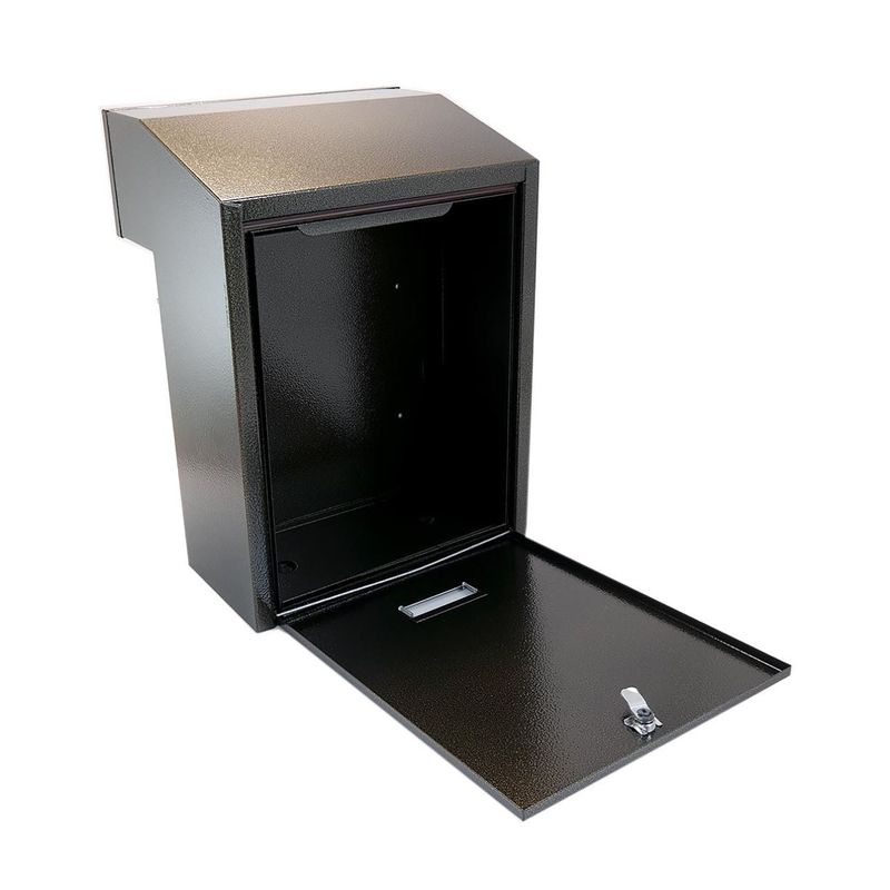 Casa si Gradina - Constructii - Depozitare, transport si protectie - Cutii postale - Cutie postala, auriu inchis, format C4, 29.5x23x40 cm, Damech - Infinity.ro